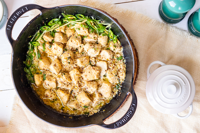 Poulet blanc karahi